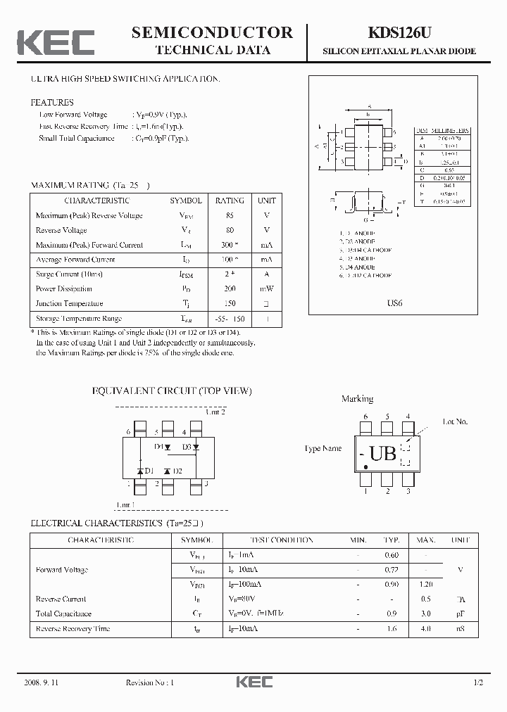 KDS126U_6913834.PDF Datasheet