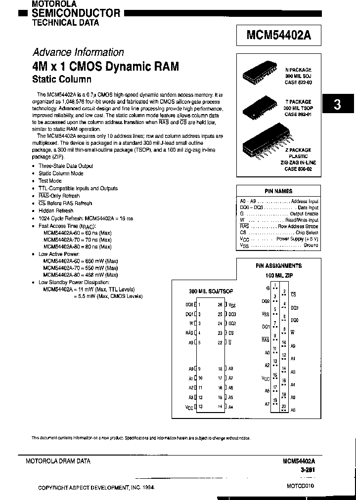 MCM54402AZ70_6917310.PDF Datasheet