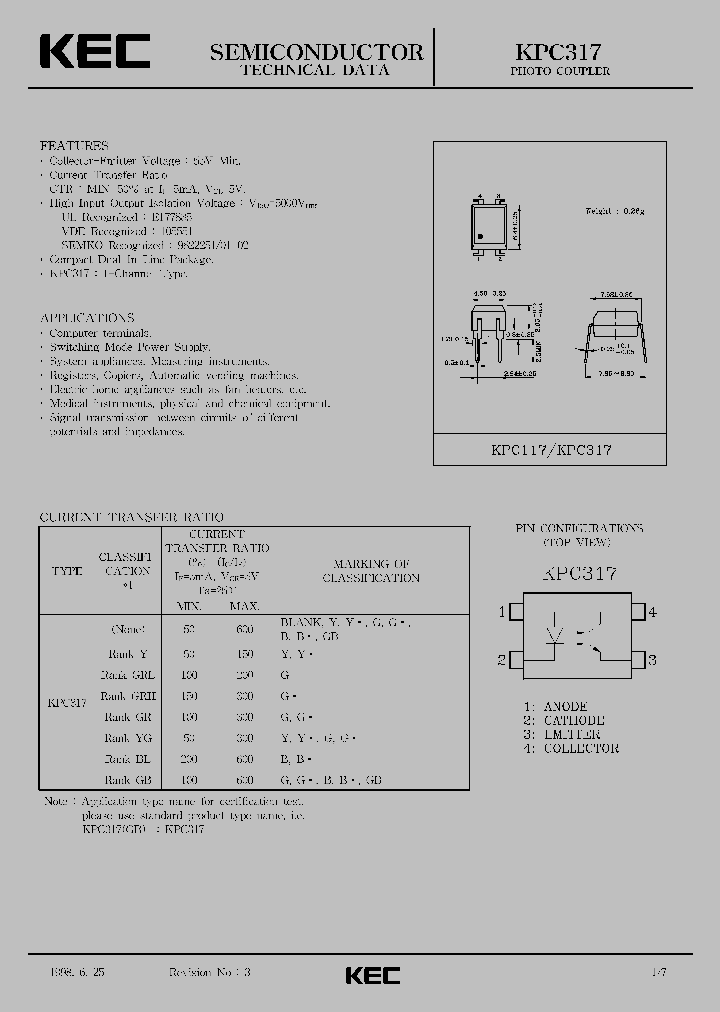 KECHOLDINGS-KPC317_6911518.PDF Datasheet