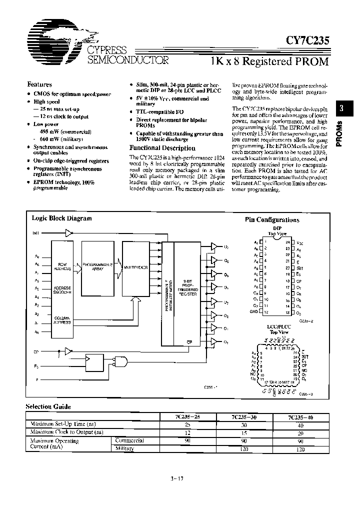 CY7C235-25DC_6918820.PDF Datasheet