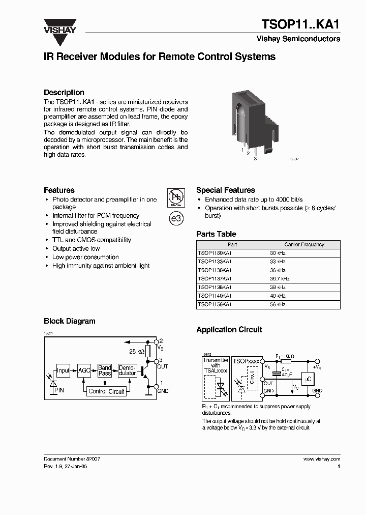 TSOP1137KA1_6918148.PDF Datasheet