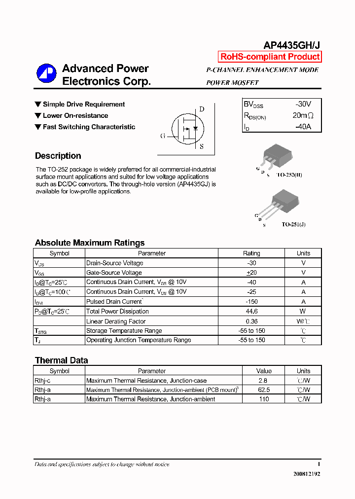 AP4435GH_6919910.PDF Datasheet