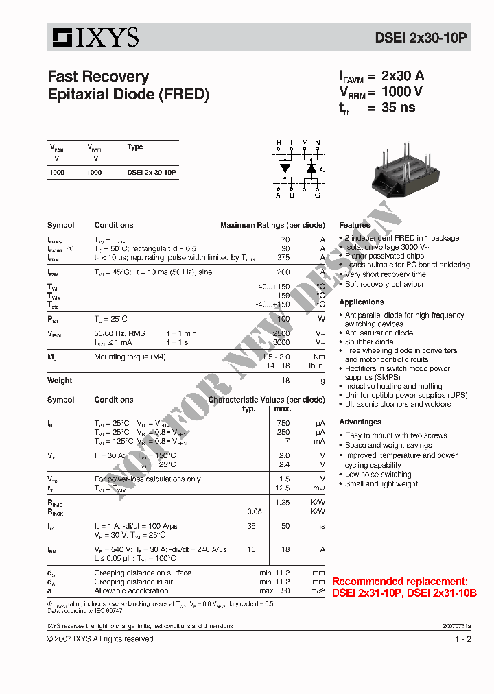 DSEI2X30-10P_6920956.PDF Datasheet