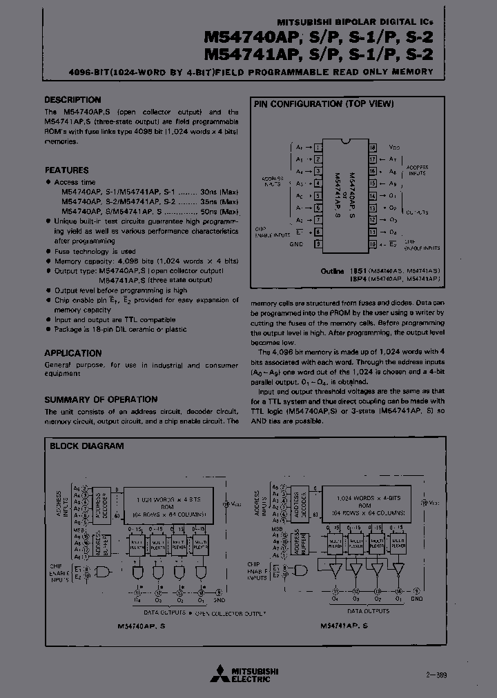 M54740AS-1_6921069.PDF Datasheet