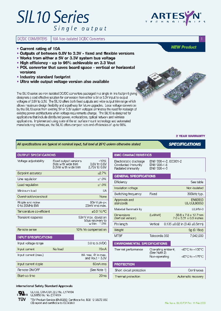 SIL10-05W3V3-H02_6924373.PDF Datasheet