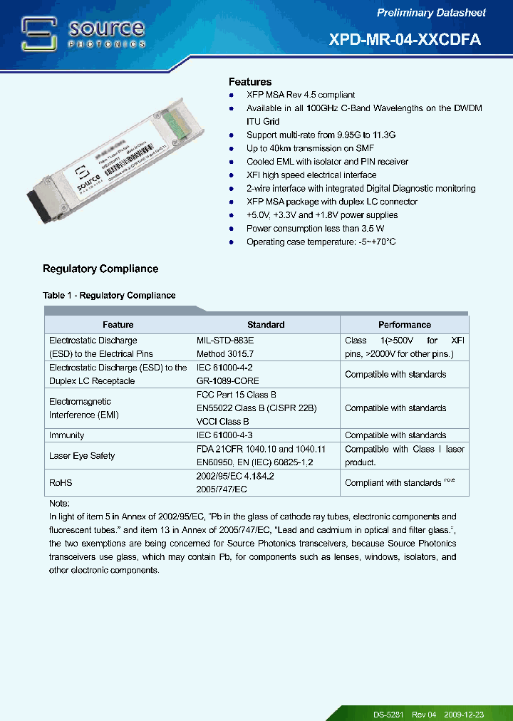 XPD-MR-04-33CDFA_6923120.PDF Datasheet
