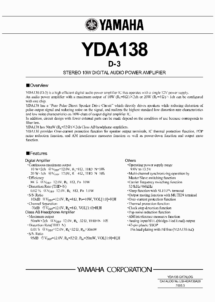 YDA138-EZ_6926971.PDF Datasheet