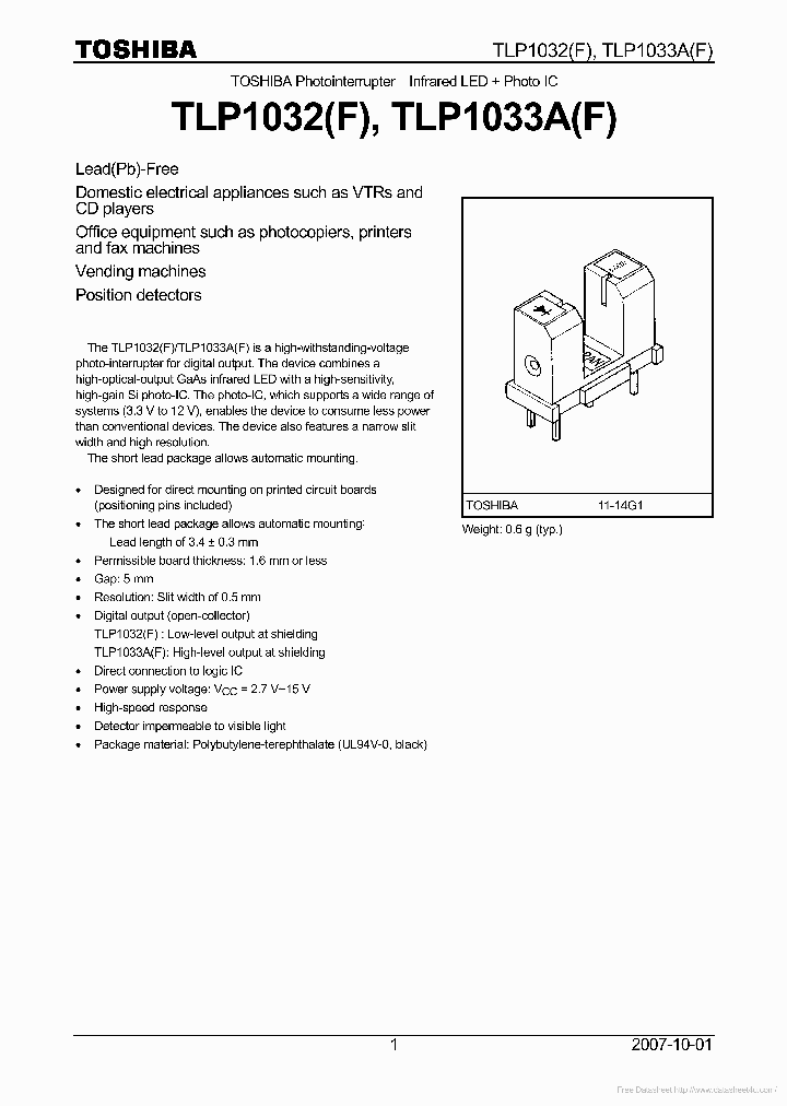 TLP1032_6960268.PDF Datasheet