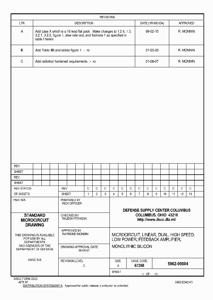 5962F9560401VPA_6928190.PDF Datasheet