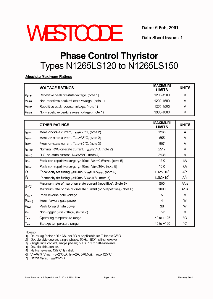 WESTCODESEMICONDUCTORSLTD-N1265LS150_6931472.PDF Datasheet