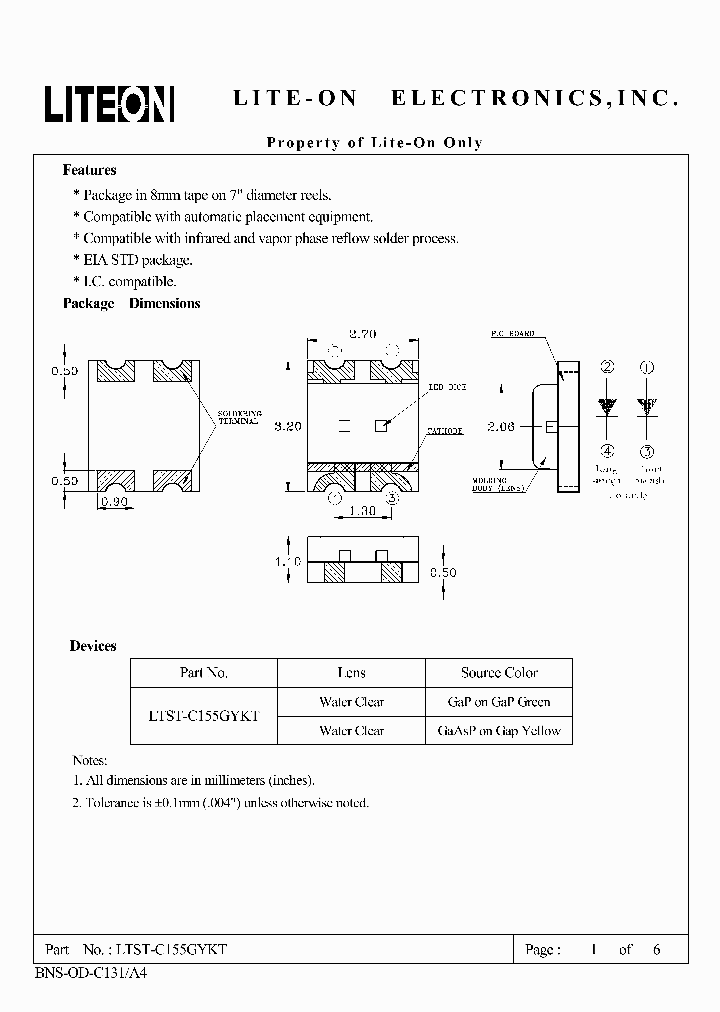 LTST-C155GYKT_6933486.PDF Datasheet