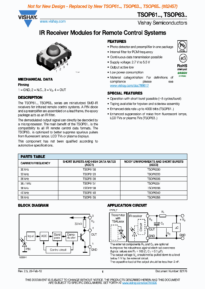 TSOP6336_6934107.PDF Datasheet