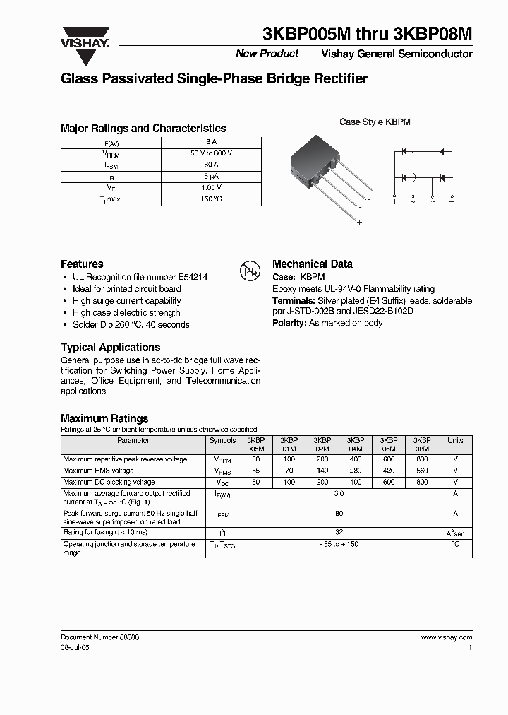 3KBP005ME4_6931580.PDF Datasheet