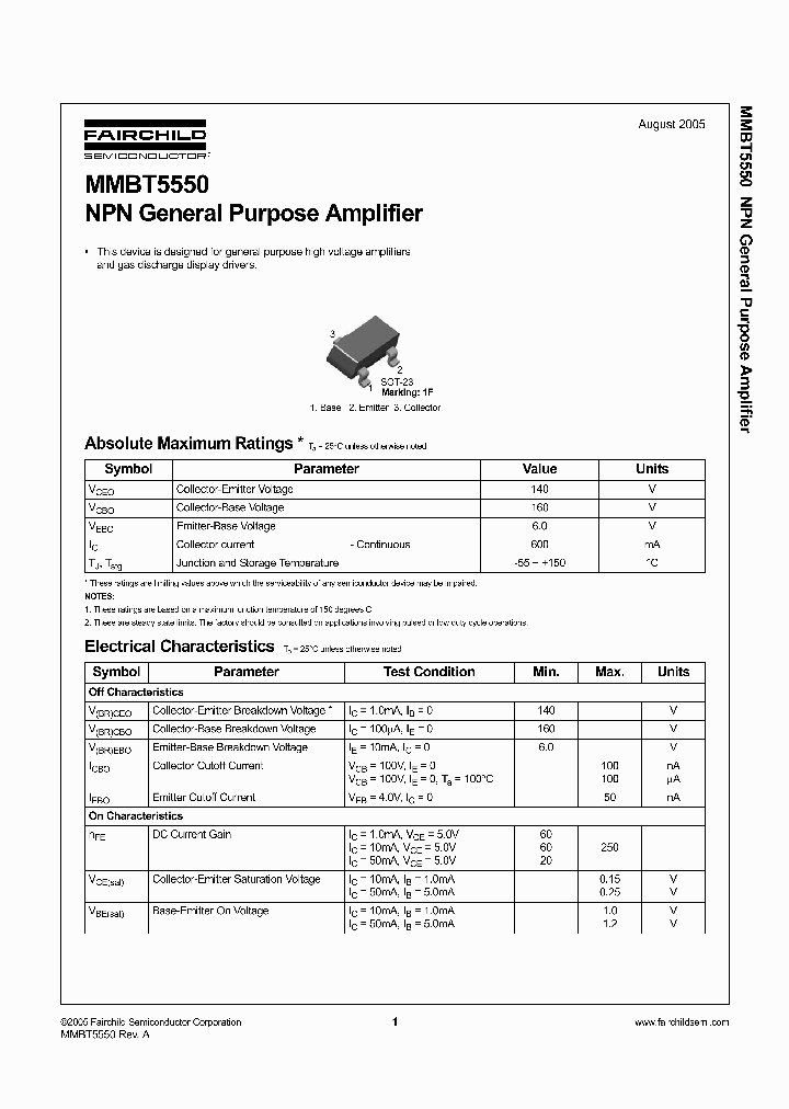 MMBT5550_6938665.PDF Datasheet