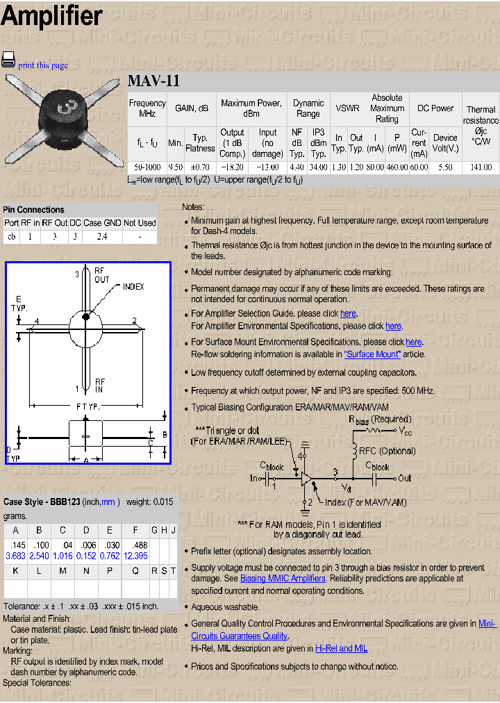 MAV11SM5_6938287.PDF Datasheet