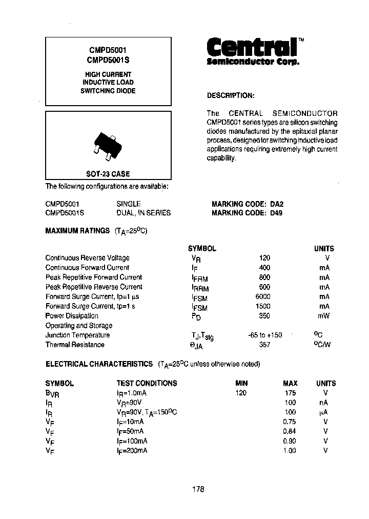 CENTRALSEMICONDUCTORCORP-CMPD5001STR_6934337.PDF Datasheet
