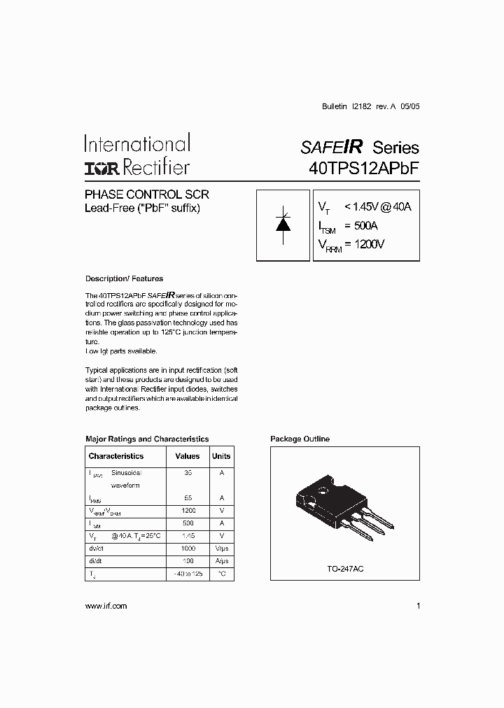 40TPS12APBF_6938210.PDF Datasheet