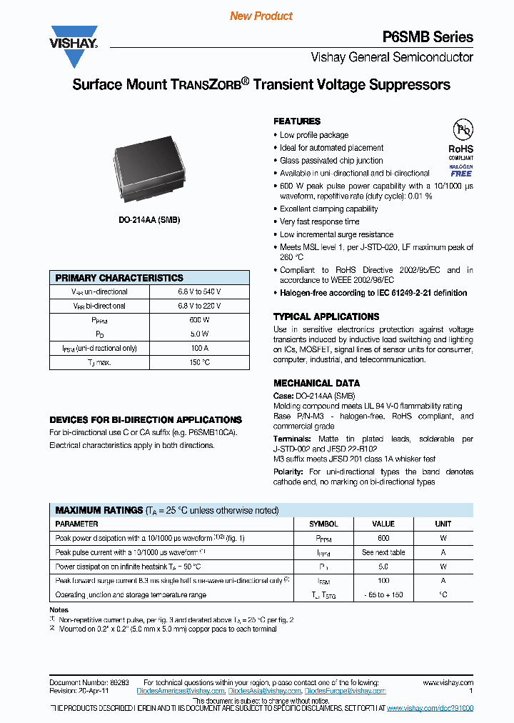 P6SMB39A_6933659.PDF Datasheet