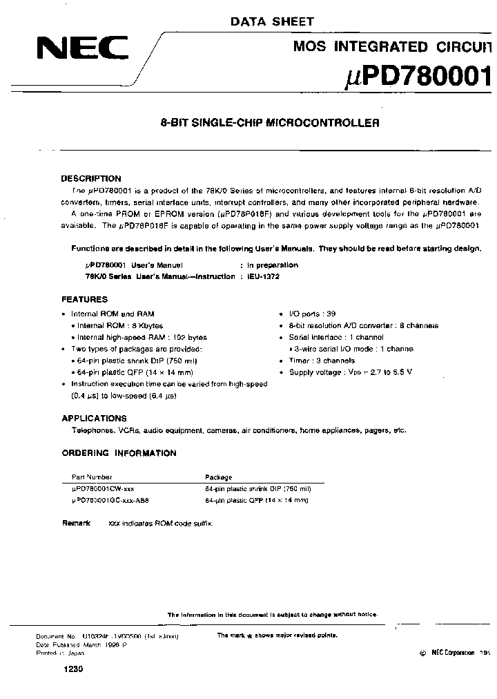 UPD780001GC-XXX-AB8_6935085.PDF Datasheet