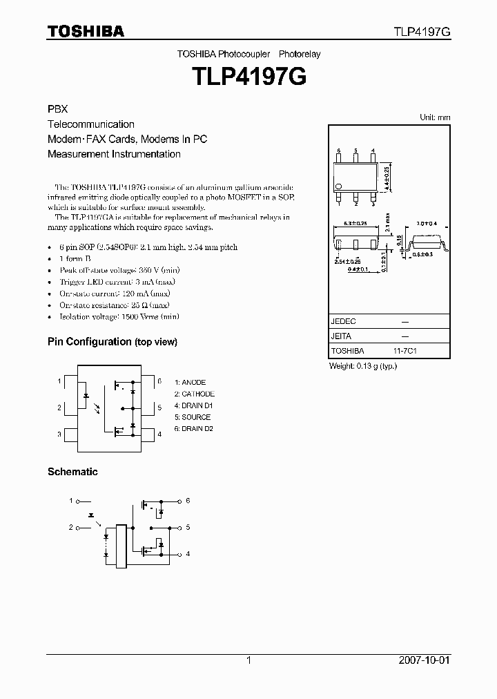 TLP4197G_6939024.PDF Datasheet