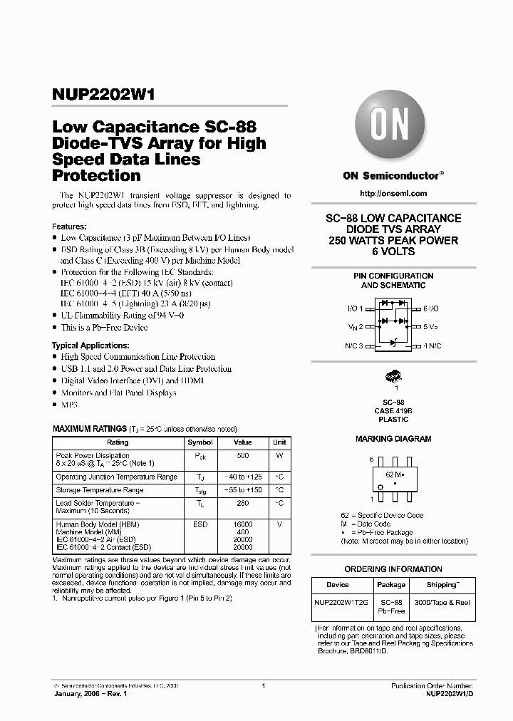 ONSEMICONDUCTOR-NUP2202W1T2G_6936250.PDF Datasheet