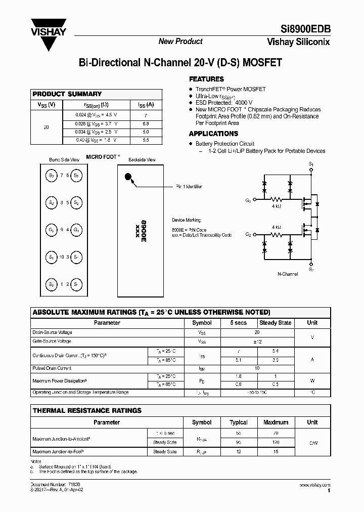 SI8900EDBT1_6934807.PDF Datasheet