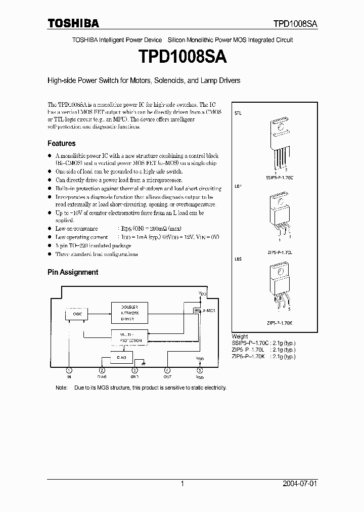 TPD1008SA_6944837.PDF Datasheet