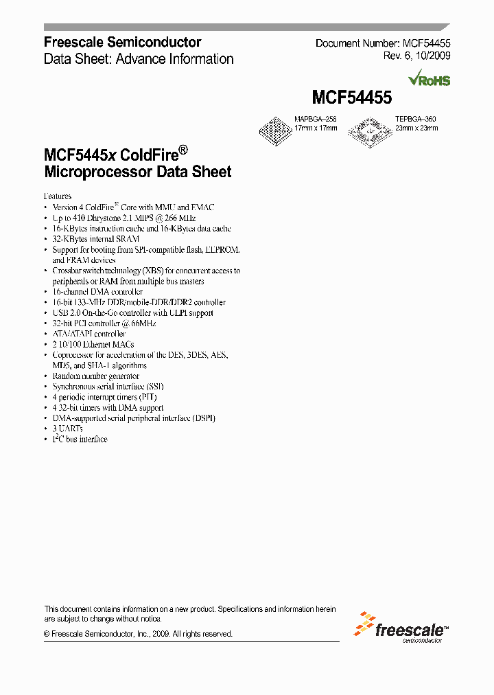 MCF54450CVM180_6946152.PDF Datasheet