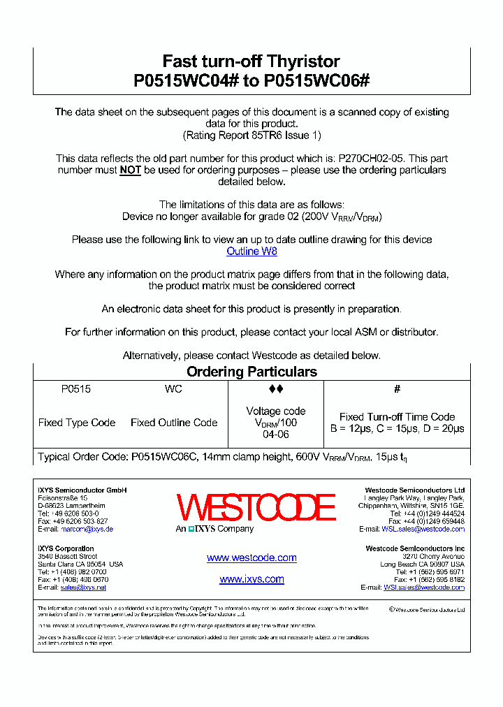 WESTCODESEMICONDUCTORSLTD-P0515WC06_6942719.PDF Datasheet