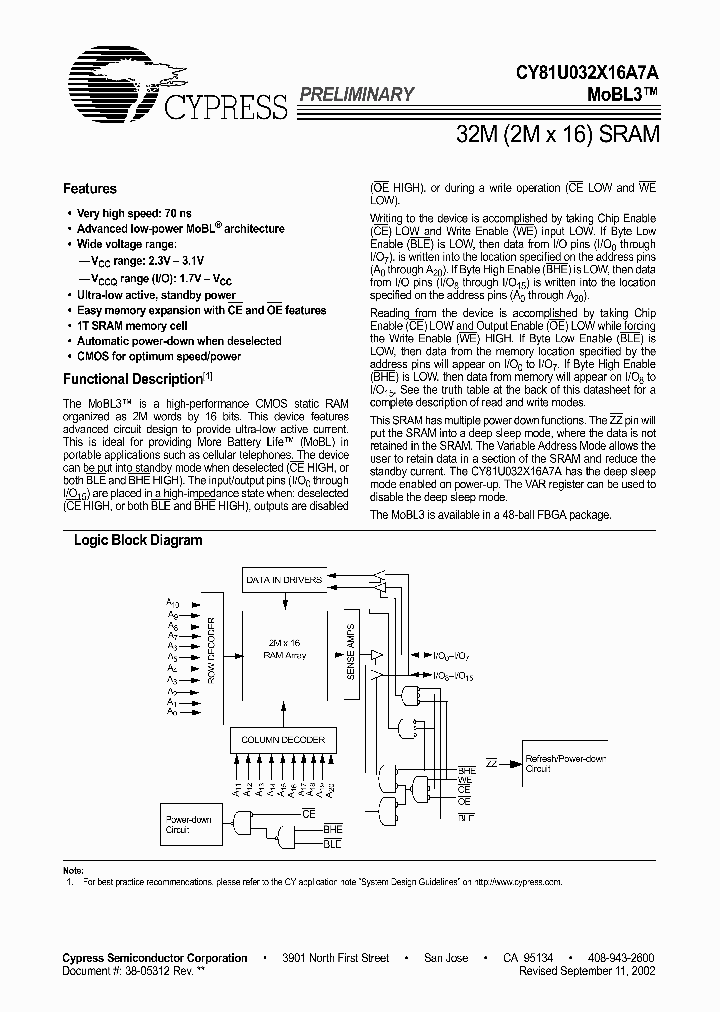 CY81U032X16A7A-8N4FI_6939064.PDF Datasheet
