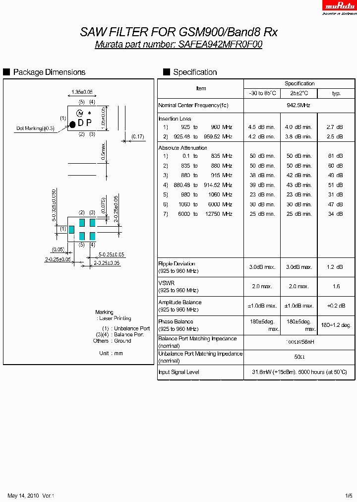SAFEA942MFR0F00R12_6940558.PDF Datasheet