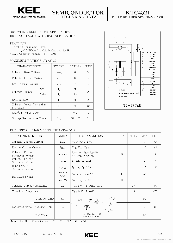 KTC4521_6962344.PDF Datasheet