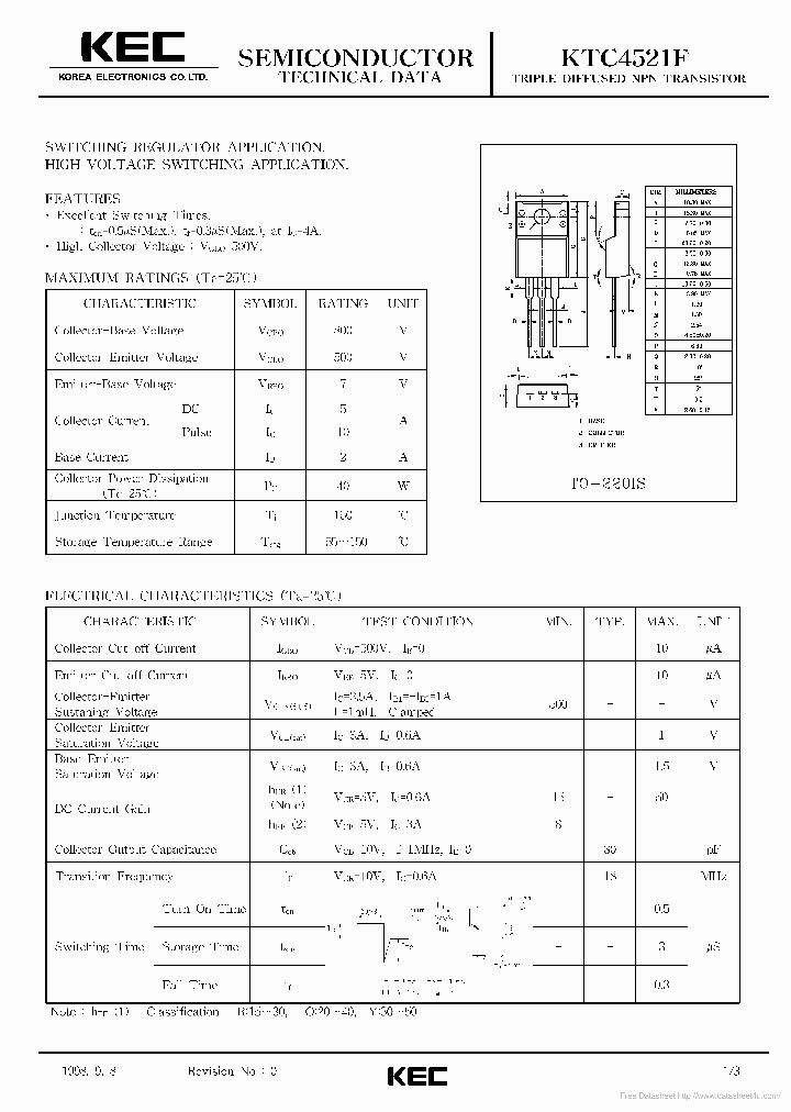 KTC4521F_6962345.PDF Datasheet