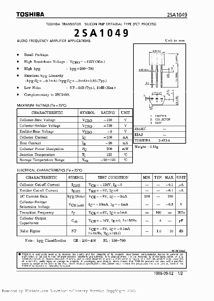 2SA1049BL_6948026.PDF Datasheet