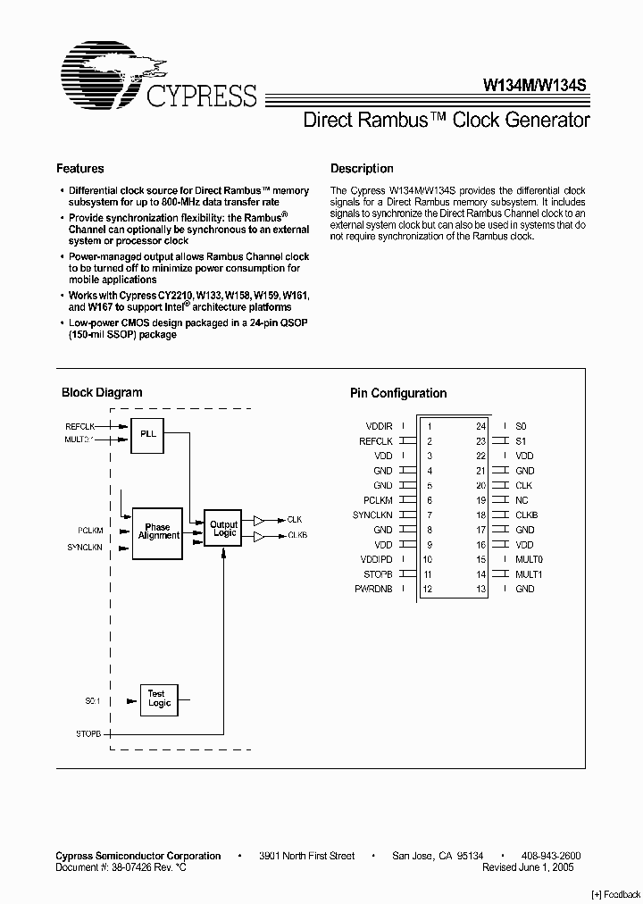 CYW134MOXC_6952819.PDF Datasheet