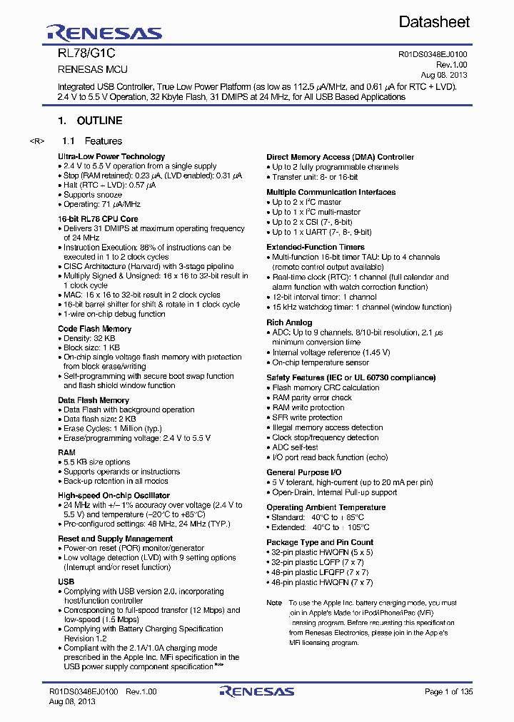R5F1076CGSP_6962316.PDF Datasheet