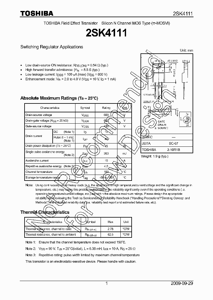2SK4111_6955900.PDF Datasheet