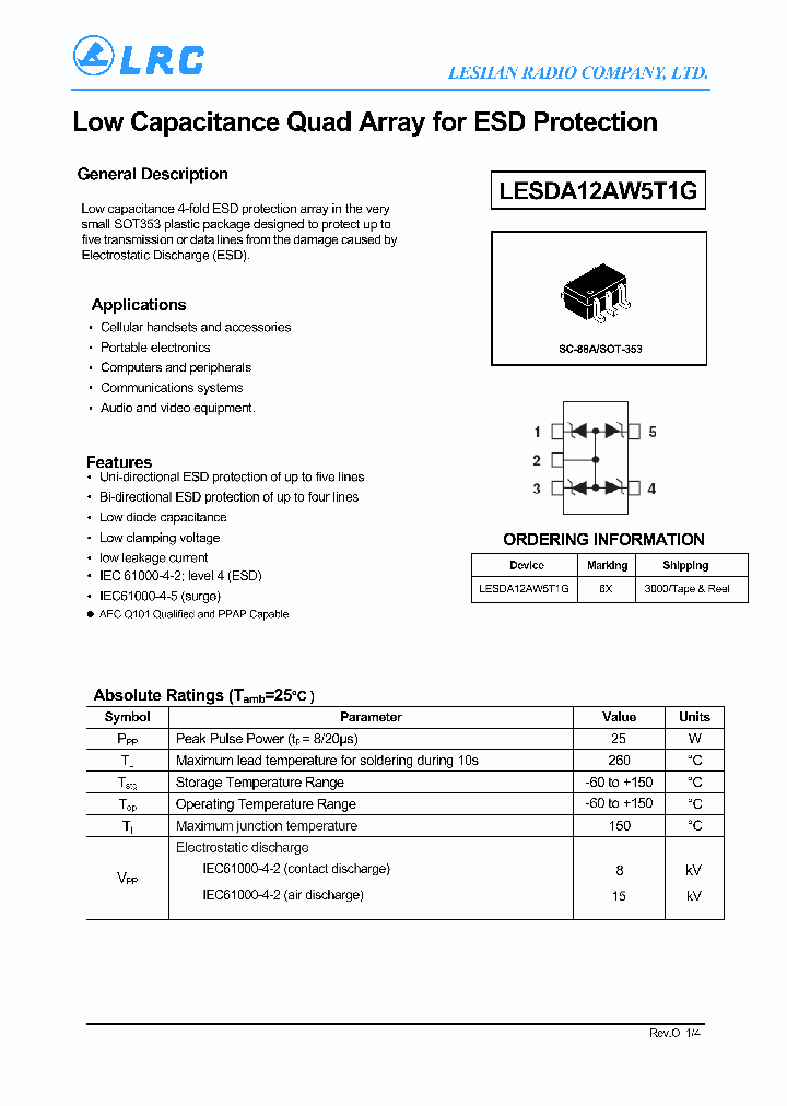 LESDA12AW5T1G11_6962506.PDF Datasheet