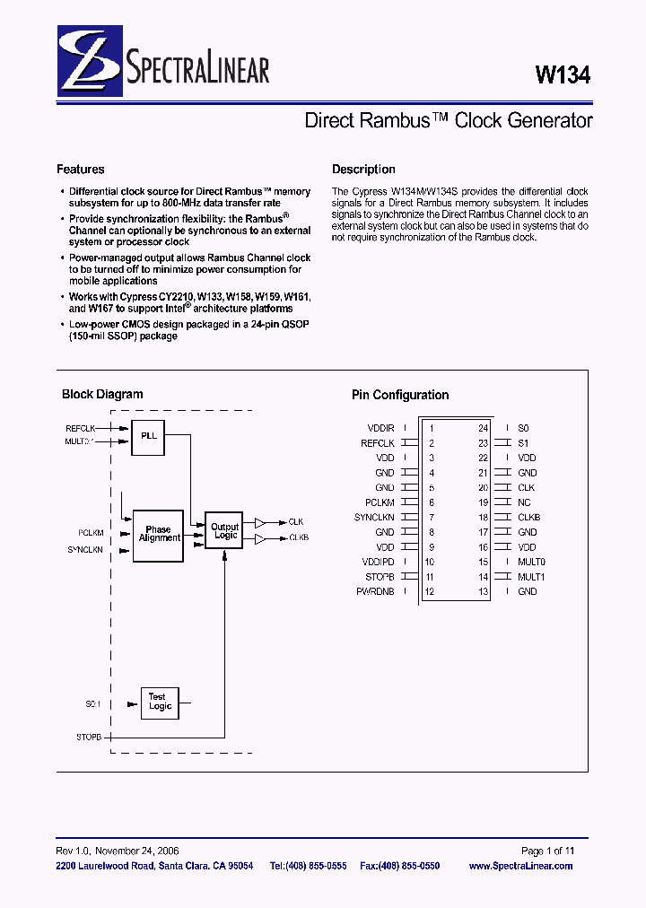 CYW134SOXC_6952822.PDF Datasheet