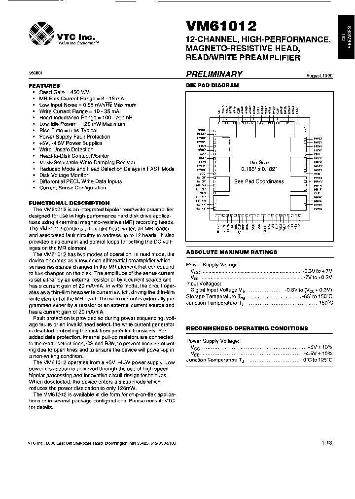 VM610R1245_6955298.PDF Datasheet