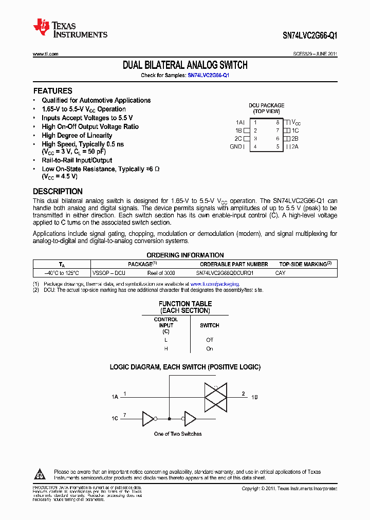 TEXASINSTRUMENTSINC-SN74LVC2G66QDCURQ1_6958746.PDF Datasheet