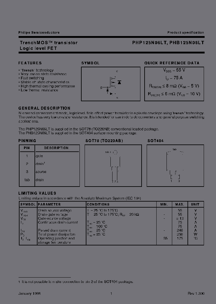 PHB125N06LT-T_6962351.PDF Datasheet