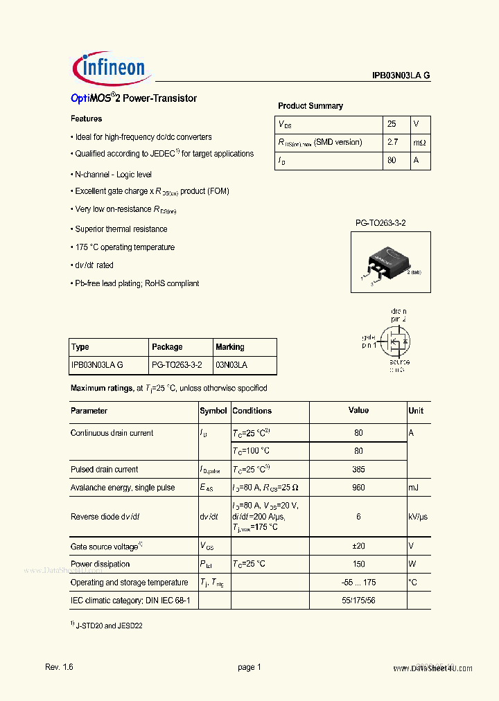 IPB03N03LAG_6963119.PDF Datasheet