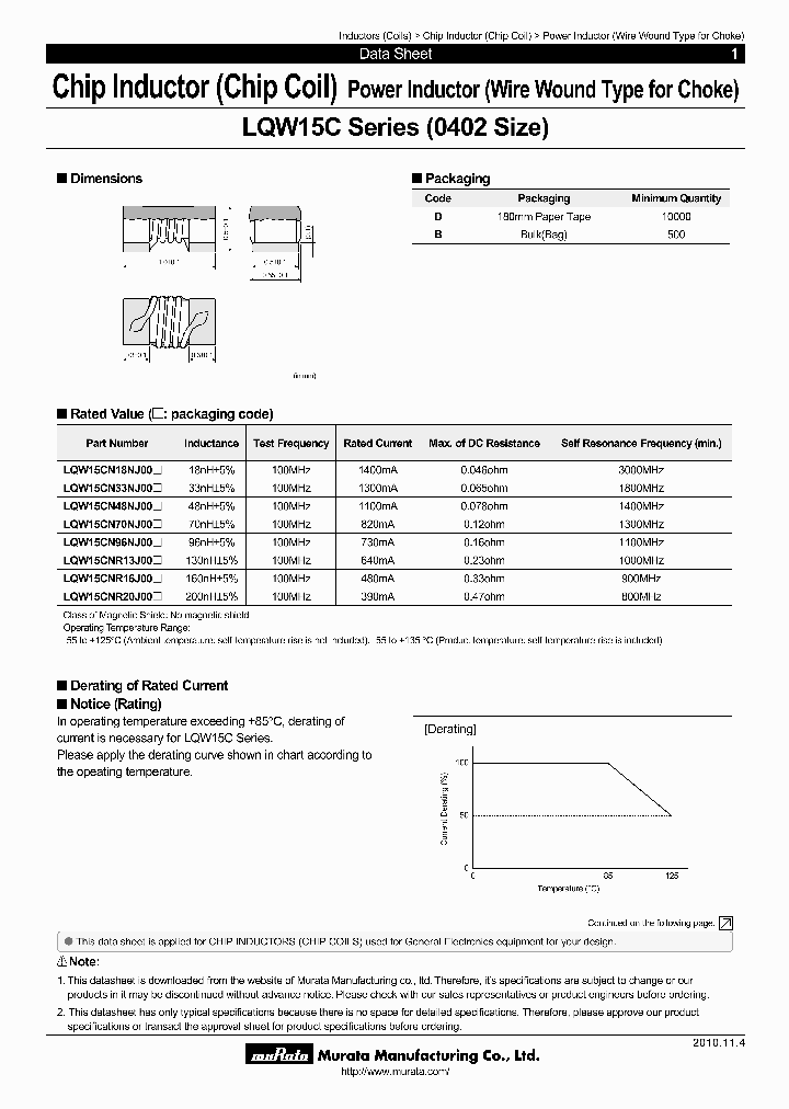 LQW15CN70NJ00D_6961440.PDF Datasheet
