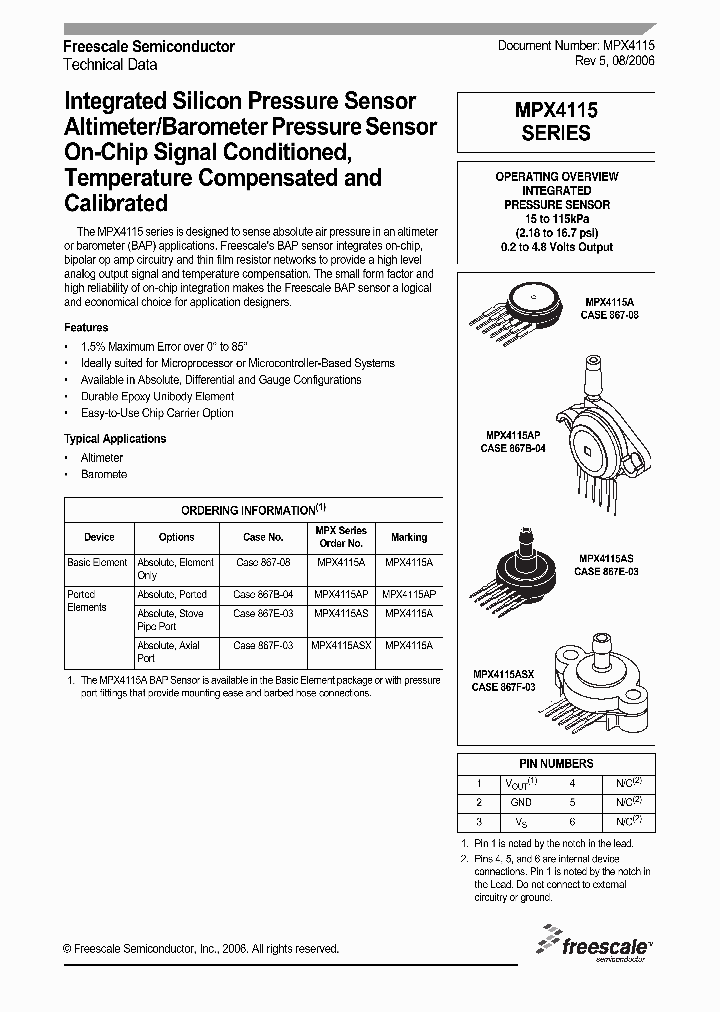 MPX4115ASX_6960867.PDF Datasheet