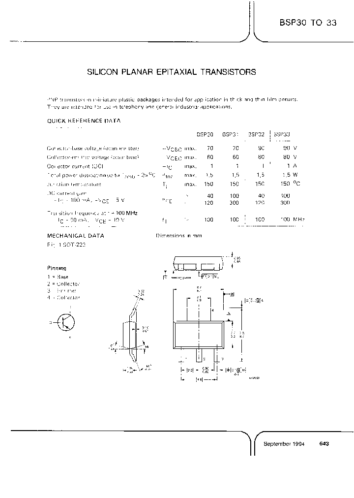 BSP32-TAPE-7_6962780.PDF Datasheet