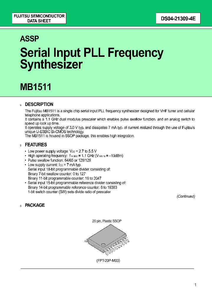 MB1511-PFV_6957355.PDF Datasheet