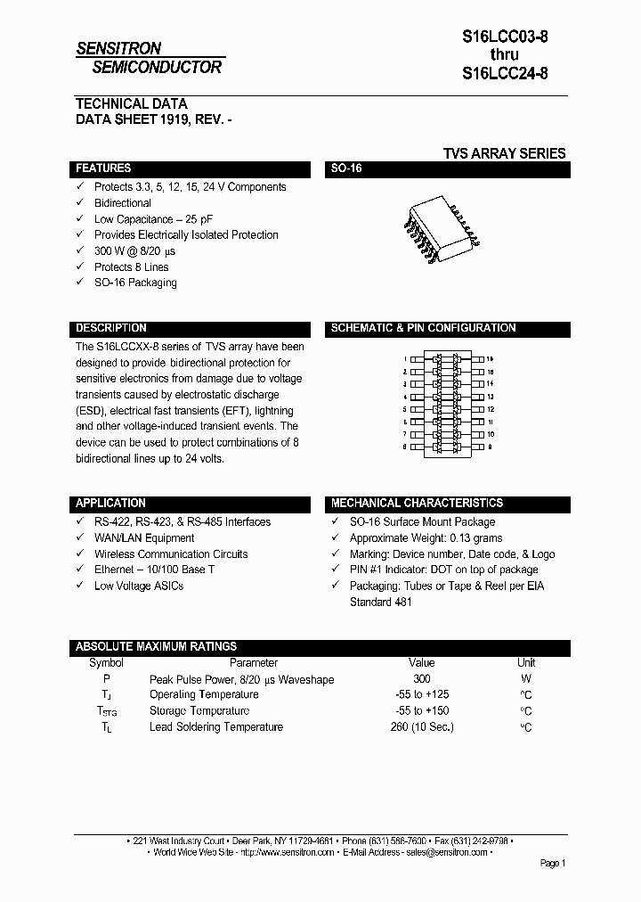 S16LCC03-8_6965325.PDF Datasheet