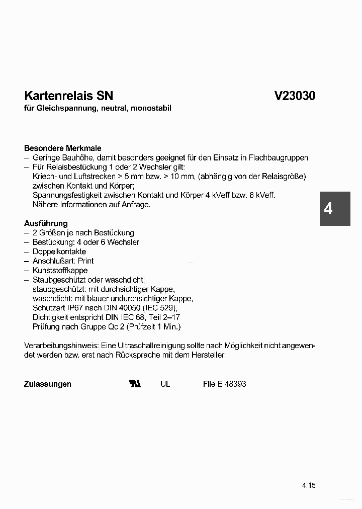 V23030-A1XXX_6965441.PDF Datasheet