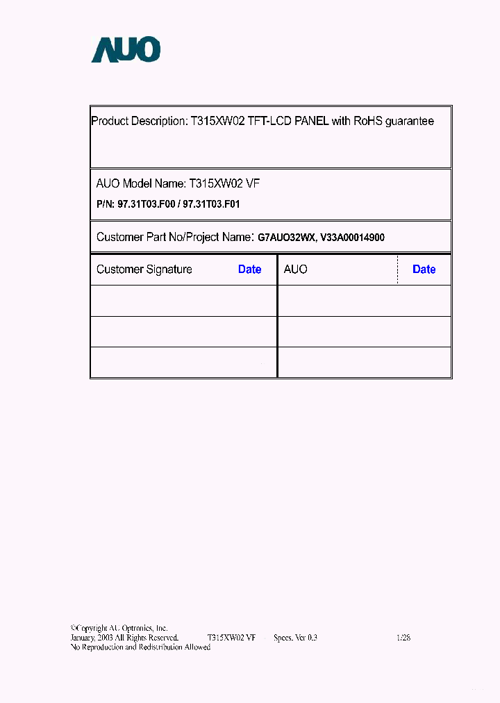 T315XW02-VF_6965757.PDF Datasheet